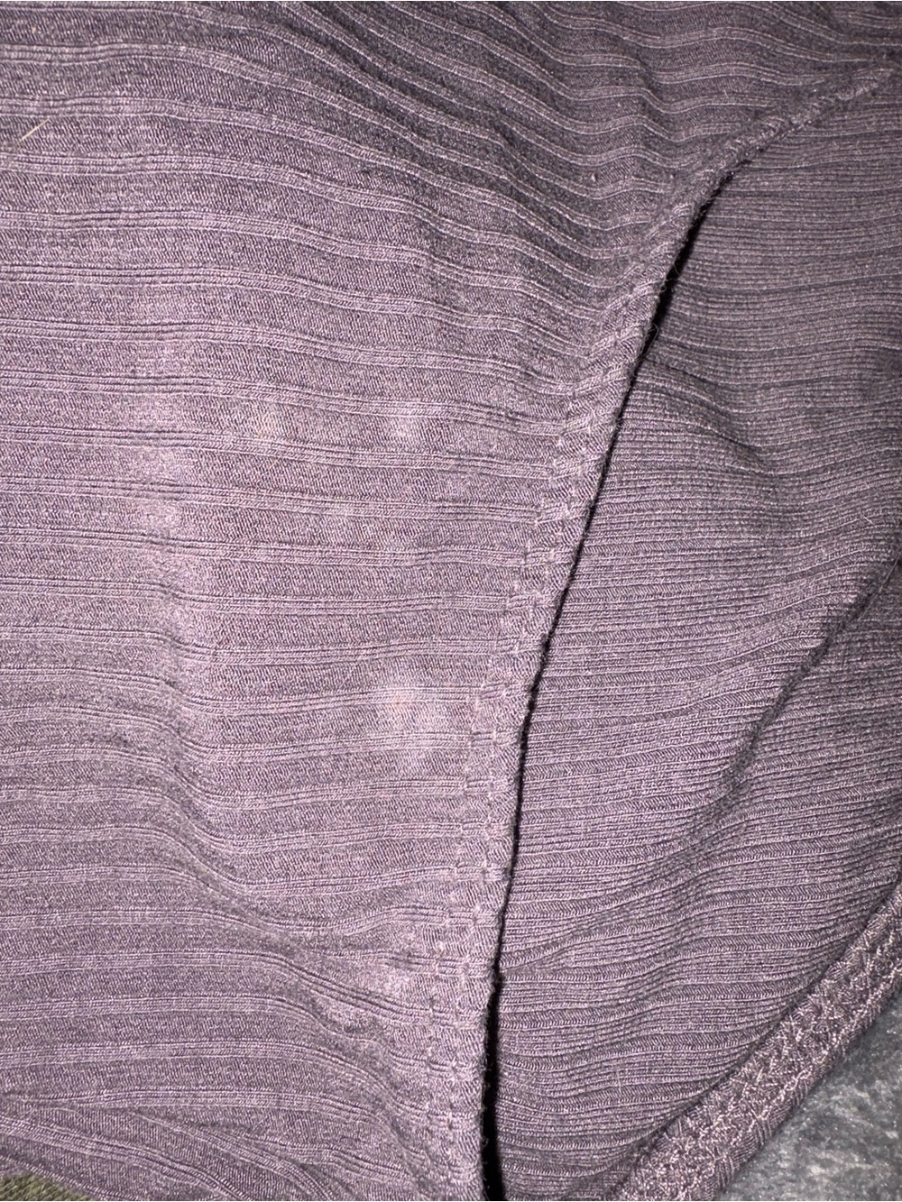 Free People Ribbed Racerback Bodysuit - Charcoal - Picture 2 of 2